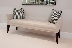 Sofa With Legs In The Kitchen Photo