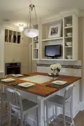 Cabinet Above The Table In The Kitchen Photo
