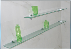 Glass shelves for the kitchen photo