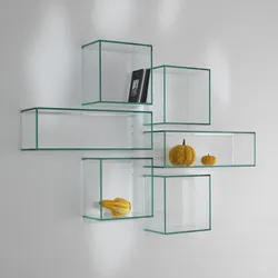 Glass Shelves For The Kitchen Photo