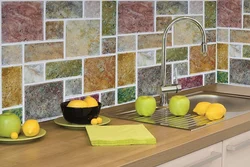 Kitchen Tiles Apron Plastic Photo