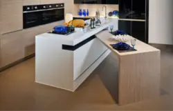 Kitchen With Built-In Table Design Photo