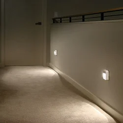 Lighting in the hallway on the floor photo