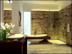Ванна с панелями под камень фото
