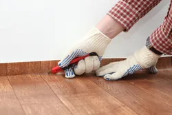 How to lay linoleum in the kitchen photo