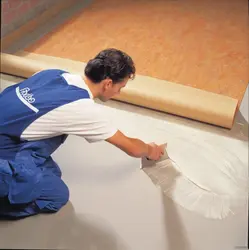 How to lay linoleum in the kitchen photo