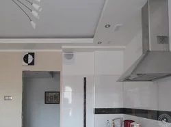 Plasterboard hood for kitchen photo