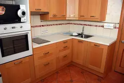 Gas hob in a small kitchen photo