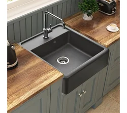 Wooden kitchen sinks photo