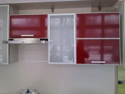 Photo of kitchen glass in aluminum frame