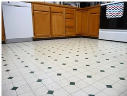 Kitchen floors linoleum tiles photo