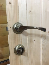 Bathroom door handle photo