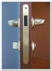 Bathroom door handle photo