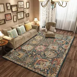 How to put a carpet in the living room photo