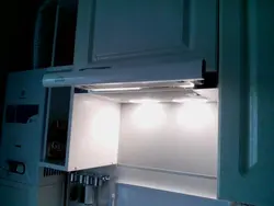 How to install a hood in a kitchen cabinet photo
