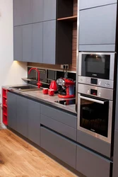 Built-in kitchen appliances for a small kitchen photo
