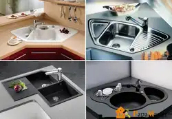 Small corner kitchen sinks photo dimensions