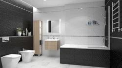 Bathroom tiles glossy or matte photo