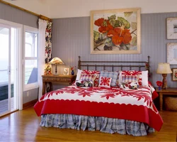 Photo of flowers in the bedroom according to feng shui