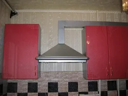 Ventilation in the kitchen with a gas stove photo