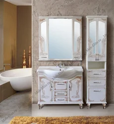 Inexpensive bathroom furniture from the manufacturer photo