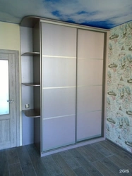 Built-In Two-Door Wardrobes In The Hallway Photo