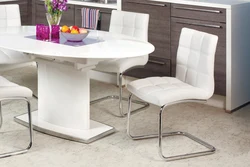 Fashionable tables and chairs for the kitchen photo