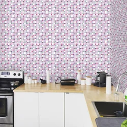 Moisture-resistant panels for walls in the kitchen photo