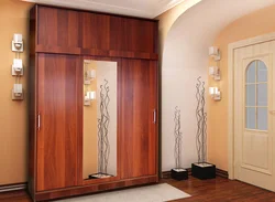 Built-In Wardrobes With Mezzanines In The Hallway Photo