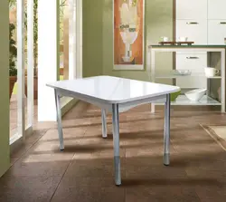Столы для кухни с металлическими ножками фото