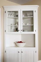 Corner kitchen cupboard photo