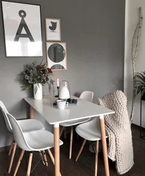 Kitchen table photo in gray