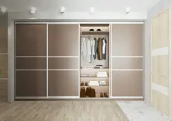 Photo of a wardrobe in the hallway 3 doors