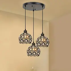 Chandelier with one shade for the kitchen photo