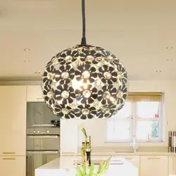 Chandelier with one shade for the kitchen photo