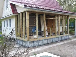 Extension to the house toilet and kitchen photo