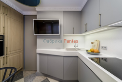 TV In The Kitchen 10 Square Meters Photo