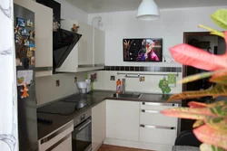 TV in the kitchen 10 square meters photo