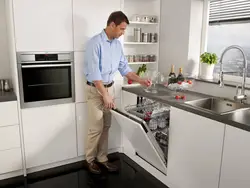 How To Place A Dishwasher In The Kitchen Photo
