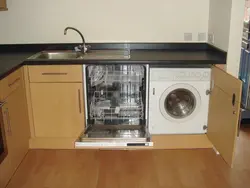 How to place a dishwasher in the kitchen photo