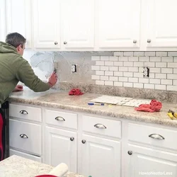 Kitchen tiles before and after photos