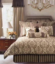 Bedspread For The Bedroom In A Classic Style Photo