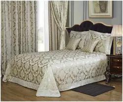 Bedspread for the bedroom in a classic style photo