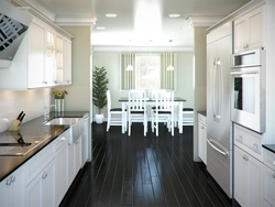 Floor Color In A Light Kitchen Photo