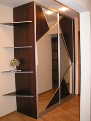 Bedroom wardrobes photos with side shelves