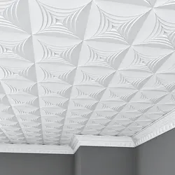 Foam ceiling tiles for the kitchen photo