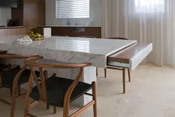 Dining Table From Countertop For Kitchen Photo
