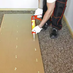 Glue for pvc panels in the kitchen photo