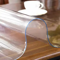 Гибкое стекло на стол для кухни фото