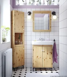 Bathroom Cabinet Made Of Wood Photo